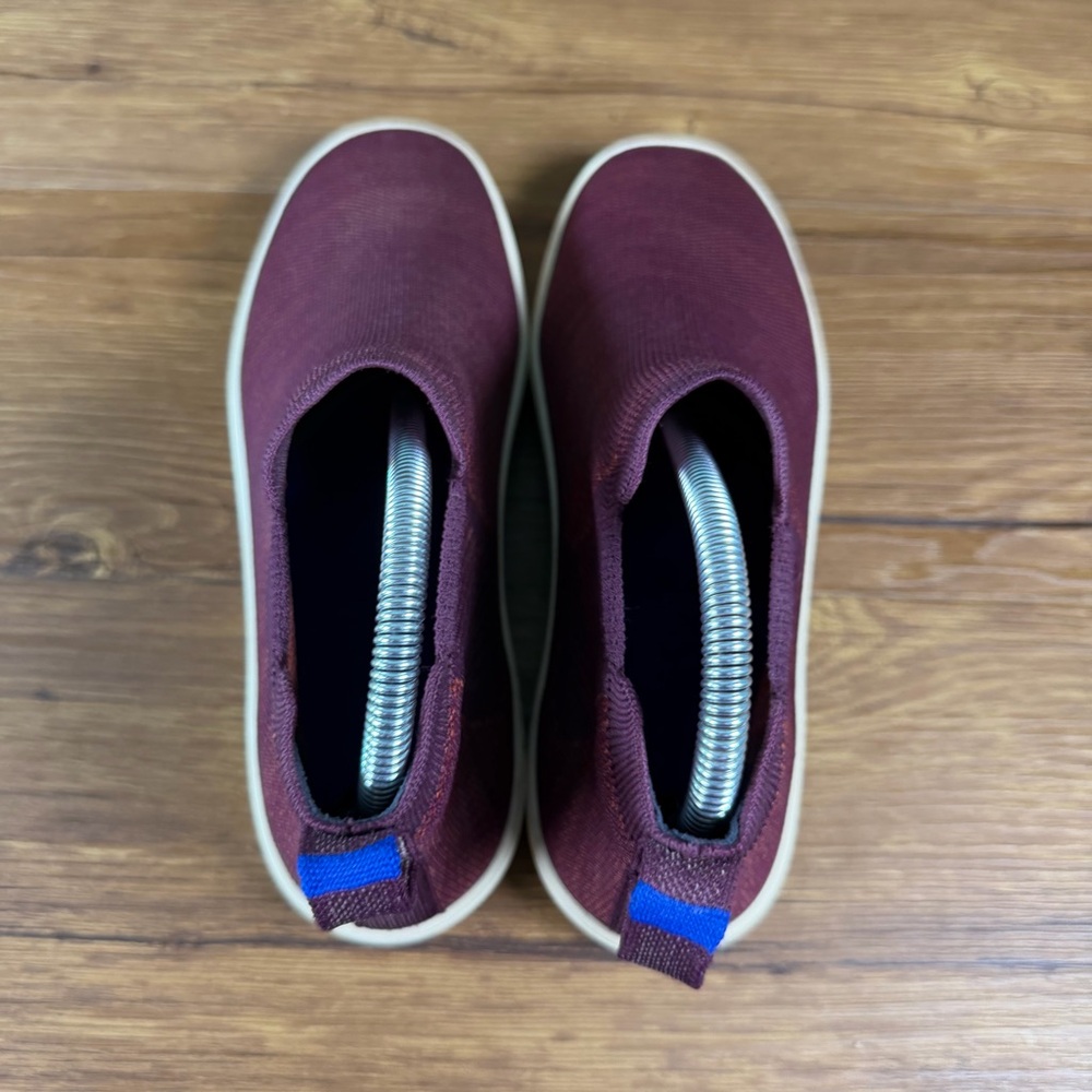 ROTHY’S The Chelsea Plum Melange‎ Sneakers Women’s Size 7.5 Slip-On Shoes - Picture 3 of 13